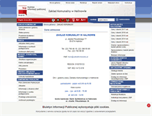 Tablet Screenshot of bip.zakladkomunalny.pl